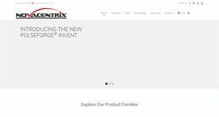 Desktop Screenshot of novacentrix.com